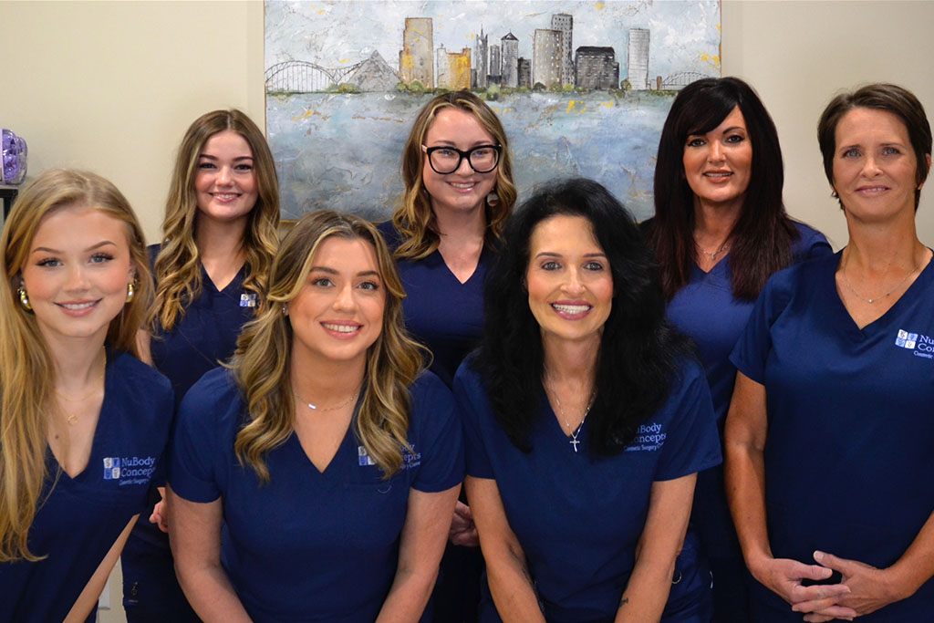 Nubody concepts cosmetic surgery and medspa staff in memphis office